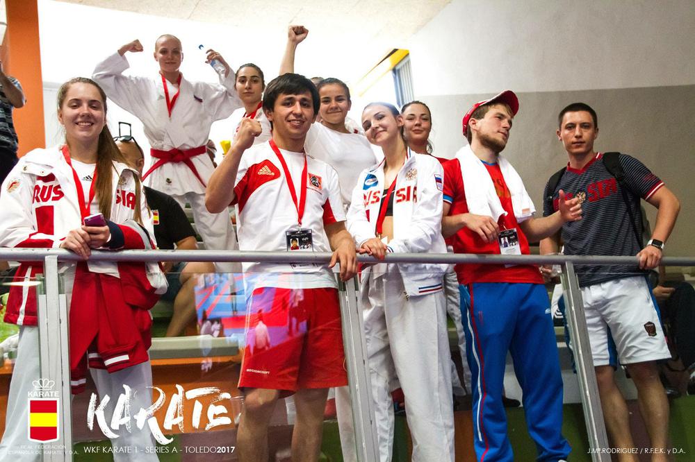 Серия А Каратэ1 2017 в Толедо Россия 3 медали